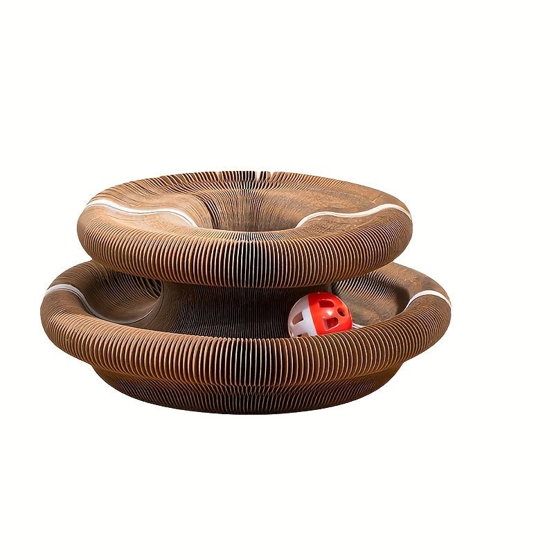 Foldable Accordion Cat Scratcher Toy