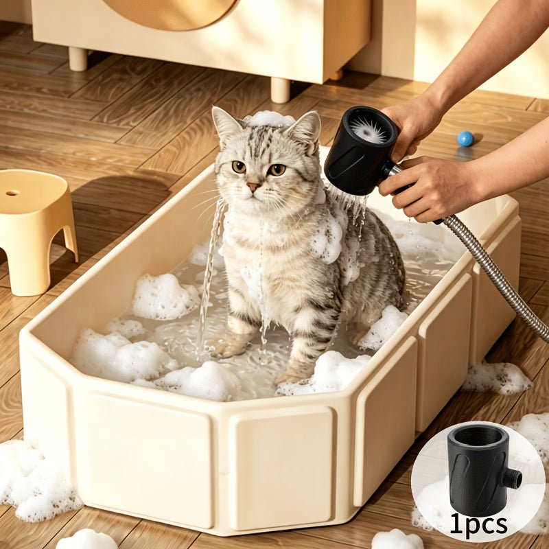 2-in-1 Pet Paw Cleaner with Shower Head for Dogs & Cats